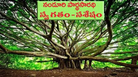 NamPaaSaa's unpublished autobiography (serialized periodically) స్వ గతం - సశేషం Cover